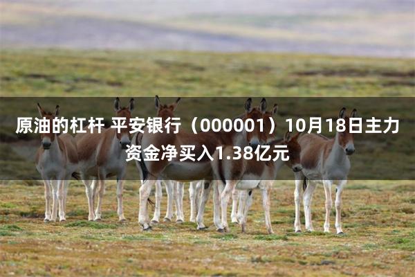 原油的杠杆 平安银行（000001）10月18日主力资金净买入1.38亿元