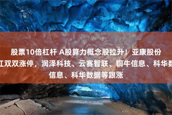 股票10倍杠杆 A股算力概念股拉升！亚康股份、城地香江双双涨停，润泽科技、云赛智联、铜牛信息、科华数据等跟涨